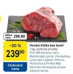 Tesco Hovězí kližka bez kosti nabídka