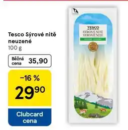 Tesco Tesco Sýrové nitě neuzené nabídka