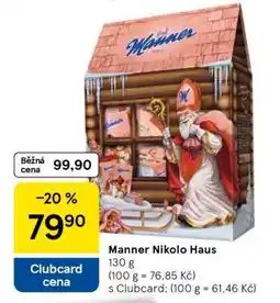 Tesco Manner Nikolo Haus nabídka
