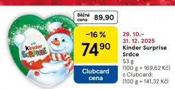 Tesco Kinder Surprise Srdce nabídka