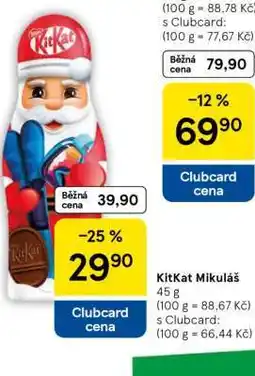 Tesco KITKAT MIKULÁŠ nabídka