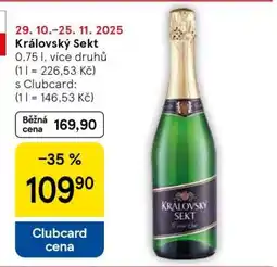Tesco Královský Sekt nabídka