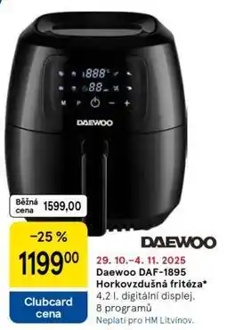 Tesco Daewoo DAF-1895 Horkovzdušná fritéza nabídka