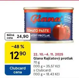 Tesco Giana Rajčatový protlak nabídka