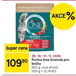 Tesco Purina One Granule pro kočky nabídka