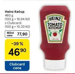Tesco HEINZ kečup nabídka