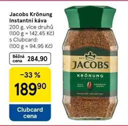 Tesco Jacobs Krönung Instantní káva nabídka