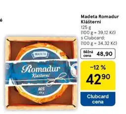 Tesco Madeta Romadur Klášterní nabídka