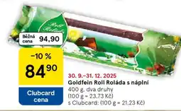 Tesco Goldfein Roll Roláda s náplní nabídka