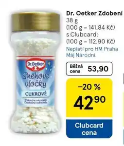 Tesco Dr. Oetker Zdobení nabídka