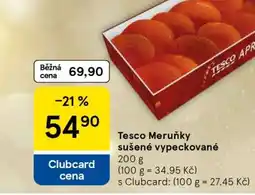 Tesco Tesco Meruňky sušené vypeckované nabídka