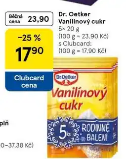 Tesco Dr. Oetker Vanilínový cukr nabídka