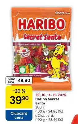 Tesco Haribo Secret Santa nabídka