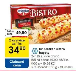 Tesco Dr. Oetker Bistro bagety nabídka