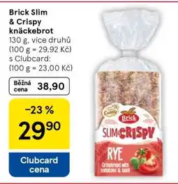 Tesco Brick Slim & Crispy Knäckebrot nabídka