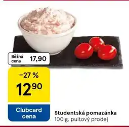 Tesco Studentská Pomazánka nabídka