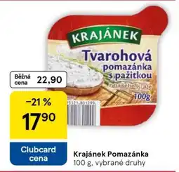 Tesco Krajánek pomazánka nabídka