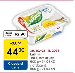 Tesco Lučina nabídka