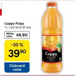 Tesco CAPPY PULPY nabídka