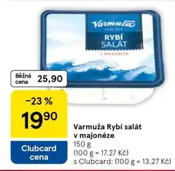 Tesco Varmuža Rybí salát v majonéze nabídka