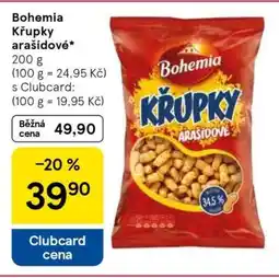 Tesco Bohemia Křupky arašídové nabídka