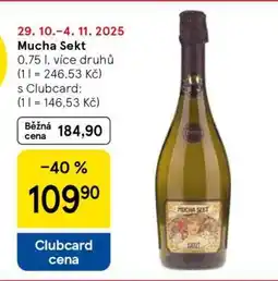 Tesco Mucha sekt nabídka
