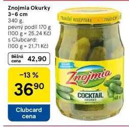 Tesco Znojmia Okurky 3–6 cm nabídka