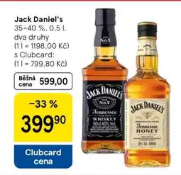 Tesco Jack Daniel‘s nabídka