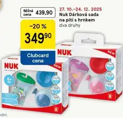 Tesco Nuk Dárková sada na pití s hrnkem nabídka
