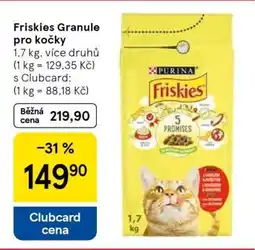 Tesco Friskies granule pro kočky nabídka