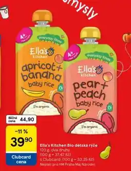Tesco Ella's Kitchen Bio dětská rýže nabídka