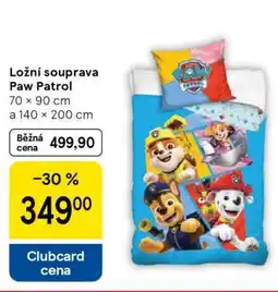 Tesco Ložní souprava Paw Patrol nabídka
