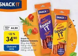 Tesco Snack It! Kabanos klobásky nabídka