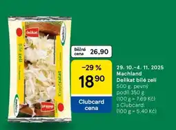 Tesco Machland Delikat bílé zelí nabídka