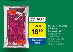 Tesco Machland Červené zelí nabídka