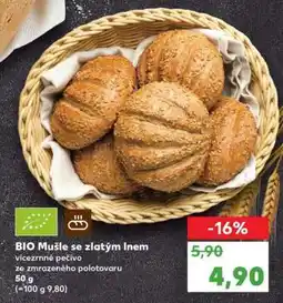 Kaufland BIO Mušle se zlatým lnem nabídka