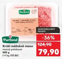 Kaufland Purland Krůtí mleté maso nabídka