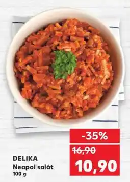 Kaufland DELlKA Neapol salát nabídka