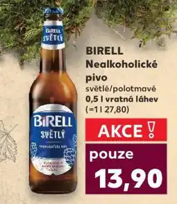 Kaufland BIRELL Nealkoholické pivo nabídka