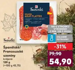 Kaufland Španělské/Francouzské uzeniny nabídka