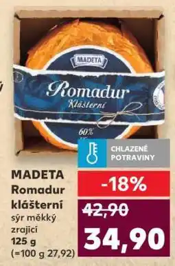 Kaufland Madeta Romadur Klášterní nabídka