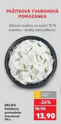 Kaufland Pažitková tvarohová pomazánka nabídka