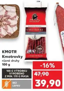 Kaufland KMOTR Kmotrovky různé druhy nabídka