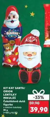 Kaufland KIT KAT SANTA/ORION LENTILKY MIKULÁŠ nabídka