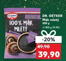 Kaufland DR.OETKER Mák mletý 200 g nabídka