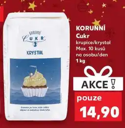 Kaufland KORUNNÍ Cukr krupice/krystal nabídka
