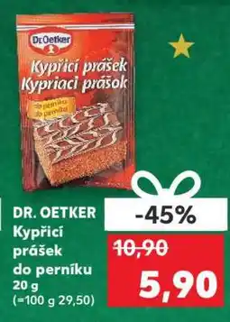 Kaufland DR.OETKER Kypřicí prášek do perníku 20 g nabídka