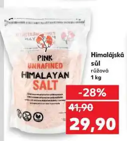 Kaufland Himalajská sůl růžová 1 kg nabídka