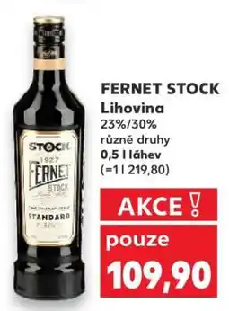 Kaufland Fernet Stock nabídka