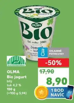Kaufland Olma Bio jogurt bílý nabídka